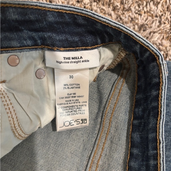 Joe's Jeans High Rise Classic Blue Denim - Picture 5 of 5